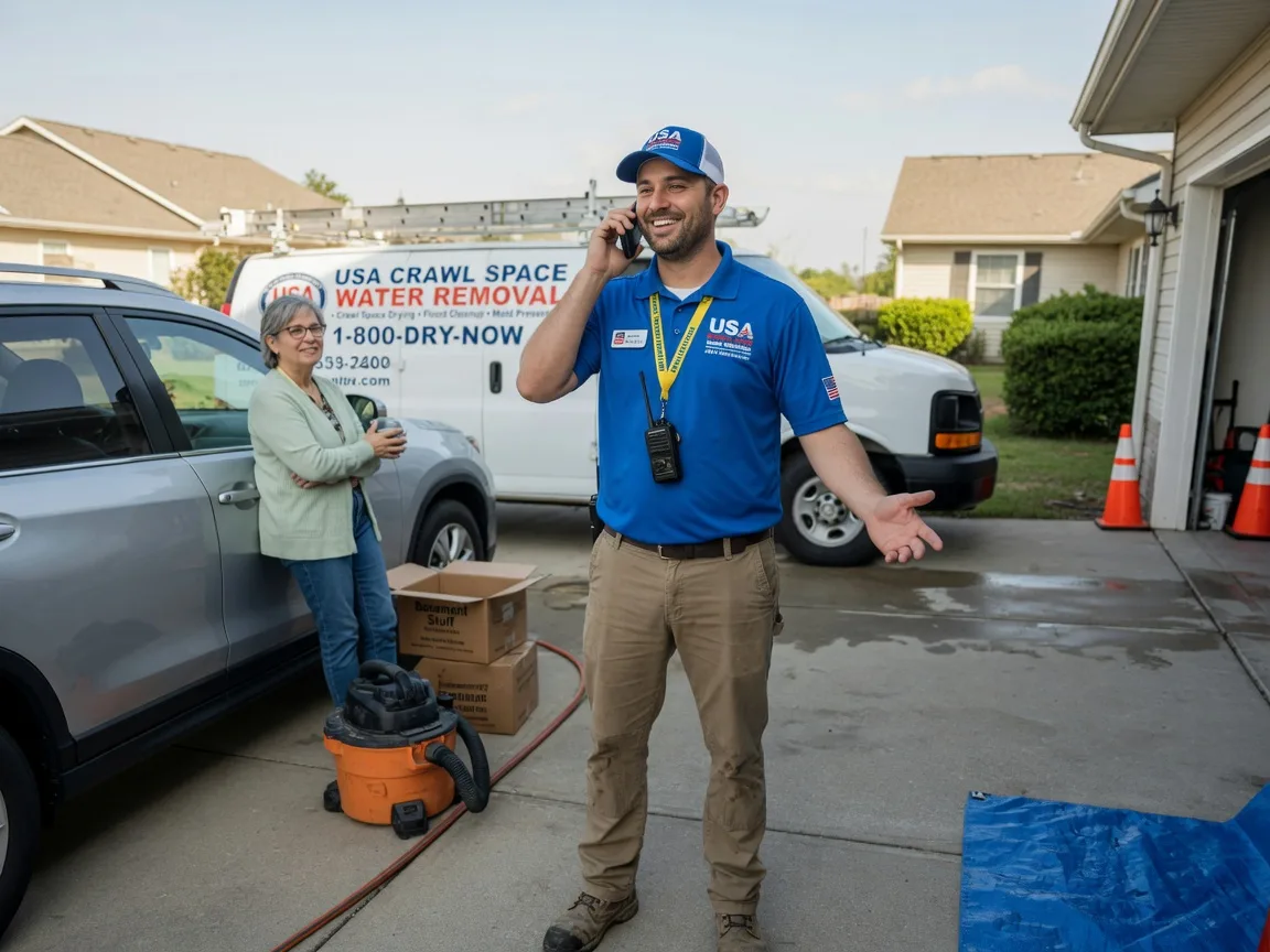 Crawl Space Water Removal Bordelonville, LA FAQs